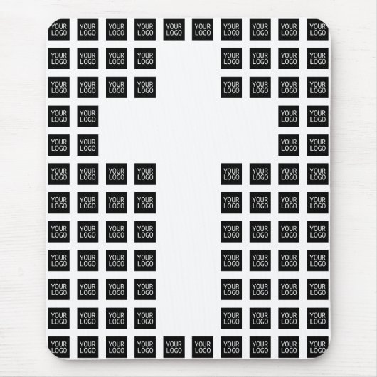 Erstellen Sie ein Cross-Muster mit jedem Logo oder Mousepad (Vorne)