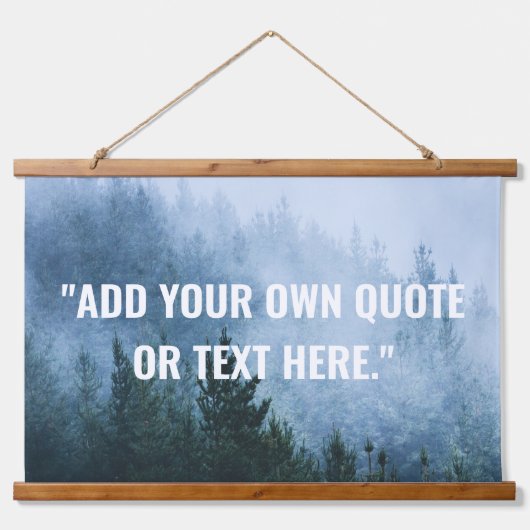 Erstellen Sie ein eigenes Angebot für Ihre eigene  Wandteppich Mit Holzrahmen (Vorne)