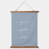 Erstellen Sie ein eigenes, benutzerdefiniertes Ang Wandteppich Mit Holzrahmen (Vorderseite)