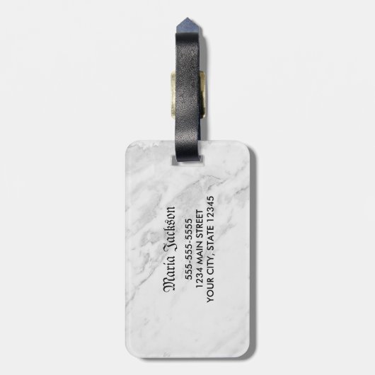 Erstellen Sie ein eigenes, benutzerdefiniertes Fot Gepäckanhänger (Rückseite vertikal)