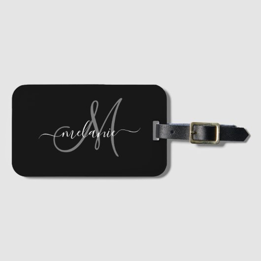 Erstellen Sie ein eigenes benutzerdefiniertes Mono Gepäckanhänger (Vorderseite (Horizontal))