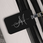 Erstellen Sie ein eigenes benutzerdefiniertes Mono Gepäckanhänger<br><div class="desc">Erstellen Sie Ihre eigene personalisierte Gepäckmarke mit Ihrem eigenen handgeschriebenen Namen und Monogramm. Um diese Entwurfsvorlage zu bearbeiten,  ändern Sie die Textfelder wie oben gezeigt. Sie können einfach mehr Text oder Bilder hinzufügen,  Schriftart und Farben anpassen. Leckerei selbst oder das ideale Geschenk für Familie,  Freunde,  Eltern und Großeltern!</div>