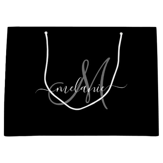 Erstellen Sie ein eigenes benutzerdefiniertes Mono Große Geschenktüte (Vorderseite)