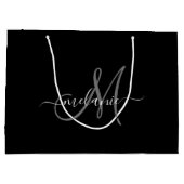 Erstellen Sie ein eigenes benutzerdefiniertes Mono Große Geschenktüte (Rückseite)