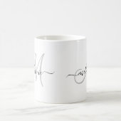 Erstellen Sie ein eigenes benutzerdefiniertes Mono Kaffeetasse (Mittel)