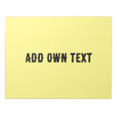 Erstellen Sie ein eigenes Business Notebook mit st Notizblock (Vorderseite)