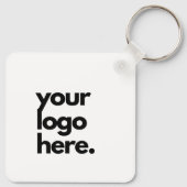 Erstellen Sie ein eigenes CERISE PINK QR CODE-Firm Schlüsselanhänger (Rückseite)