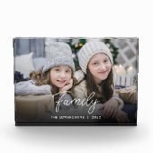 Erstellen Sie ein eigenes Familienskript Fotoblock (Vorderseite)