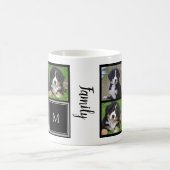 Erstellen Sie ein eigenes Foto-Collage-Monogramm Kaffeetasse (Mittel)