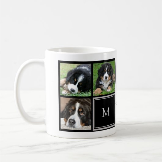 Erstellen Sie ein eigenes Foto-Collage-Monogramm Kaffeetasse (Links)