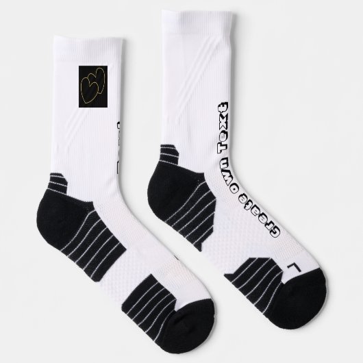 Erstellen Sie ein eigenes, gedrucktes Pair der Cre Socken (Rechts)