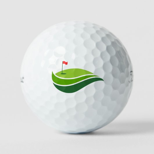 Erstellen Sie ein eigenes Monogramm für benutzerde Golfball (Vorderseite)
