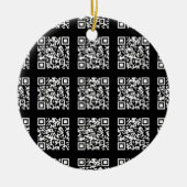 Erstellen Sie ein gekacheltes QR-Code-Muster | Bea Keramik Ornament (Vorne)