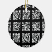 Erstellen Sie ein gekacheltes QR-Code-Muster | Bea Keramik Ornament (Links)