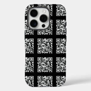 Erstellen Sie ein gekacheltes QR-Code-Muster Edi iPhone 16 Pro Hülle