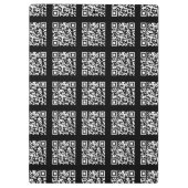 Erstellen Sie ein gekacheltes QR-Code-Muster | Edi Klemmbrett (Rückseite)