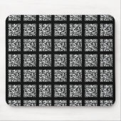 Erstellen Sie ein gekacheltes QR-Code-Muster | Edi Mousepad (Vorne)