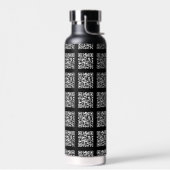 Erstellen Sie ein gekacheltes QR-Code-Muster | Edi Trinkflasche (Links)