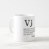 Erstellen Sie ein Geschenk für Ihren eigenen Schre Kaffeetasse (Vorderseite Links)