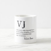 Erstellen Sie ein Geschenk für Ihren eigenen Schre Kaffeetasse (Mittel)