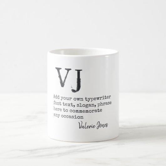 Erstellen Sie ein Geschenk für Ihren eigenen Schre Kaffeetasse (Mittel)