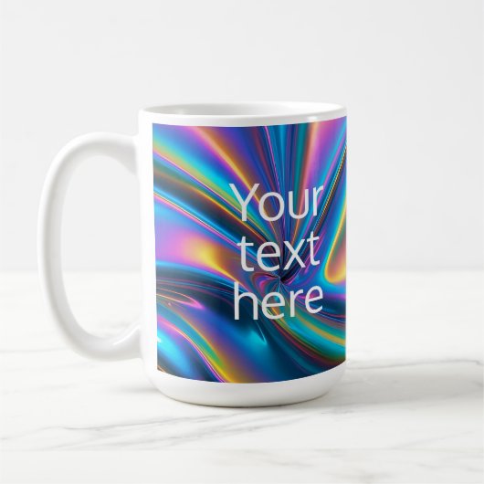 erstellen Sie ein helles Hologramm mit eigenem Tex Kaffeetasse (Links)