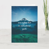 Erstellen Sie ein individuelles Angebot - Berg bei Karte (Vorderseite)