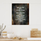 Erstellen Sie ein individuelles Angebot für warme  Poster (Küche)