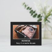 Erstellen Sie ein individuelles demotivierendes Ge Postkarte (Stehend Vorderseite)