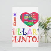 Erstellen Sie ein inspirierendes hälläres Liebe Zi Briefpapier (Stehend Vorderseite)