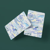 Erstellen Sie ein Kartenspiel mit Ihrem eigenen Na Spielkarten