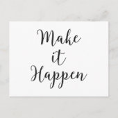 Erstellen Sie ein kursives Skript Postkarte (Vorderseite)