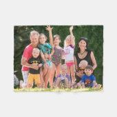 Erstellen Sie ein Personalisiertes, weiches und be Fleecedecke (Vorderseite (Horizontal))