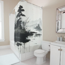 Erstellen Sie ein Vintages, benutzerdefiniertes Bi Duschvorhang