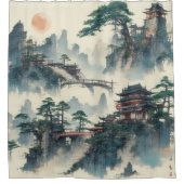 Erstellen Sie ein Vintages, benutzerdefiniertes Bi Duschvorhang (Vorderseite)