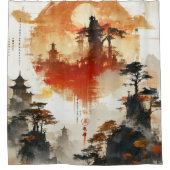 Erstellen Sie ein Vintages, benutzerdefiniertes Bi Duschvorhang (Vorderseite)