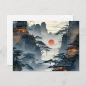 Erstellen Sie ein Vintages, benutzerdefiniertes Bi Postkarte (Vorne/Hinten)