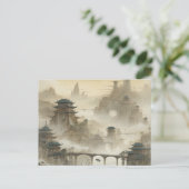 Erstellen Sie ein Vintages, benutzerdefiniertes Bi Postkarte (Stehend Vorderseite)