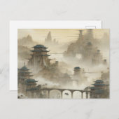 Erstellen Sie ein Vintages, benutzerdefiniertes Bi Postkarte (Vorne/Hinten)