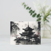 Erstellen Sie ein Vintages, benutzerdefiniertes Bi Postkarte (Stehend Vorderseite)