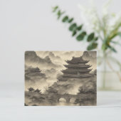 Erstellen Sie ein Vintages, benutzerdefiniertes Bi Postkarte (Stehend Vorderseite)