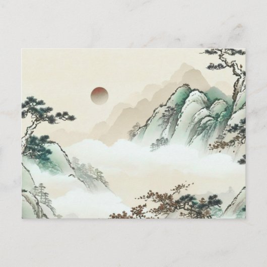 Erstellen Sie ein Vintages, benutzerdefiniertes Bi Postkarte (Vorderseite)