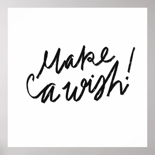 Erstellen Sie ein Wunschtypografie-Kissen Poster (Vorne)