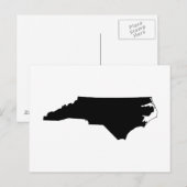 Erstellen Sie eine Ankündigung nach North Carolina Postkarte (Vorne/Hinten)
