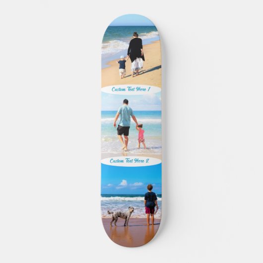 Erstellen Sie eine benutzerdefinierte Foto-Textcol Skateboard (Vorderseite)