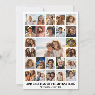 Erstellen Sie eine benutzerdefinierte Fotocollage Feiertagskarte