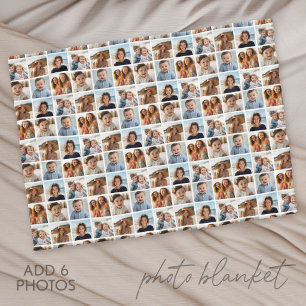 Erstellen Sie eine benutzerdefinierte Fotocollage Fleecedecke