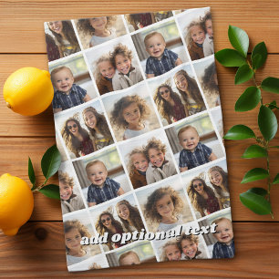 Erstellen Sie eine benutzerdefinierte Fotocollage  Geschirrtuch