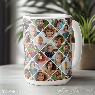Erstellen Sie eine benutzerdefinierte Fotocollage Kaffeetasse