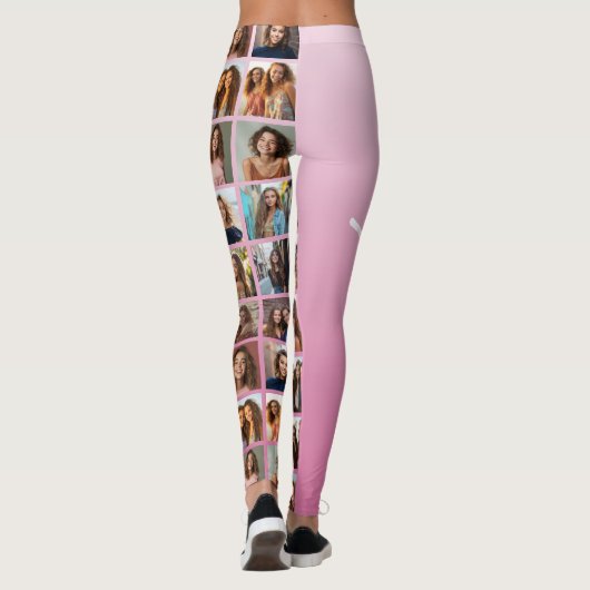 Erstellen Sie eine benutzerdefinierte FotoCollage Leggings (Rückseite)